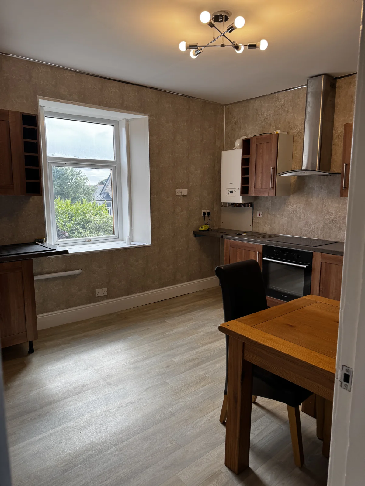 Renovated kitchen at 49 Hope Street